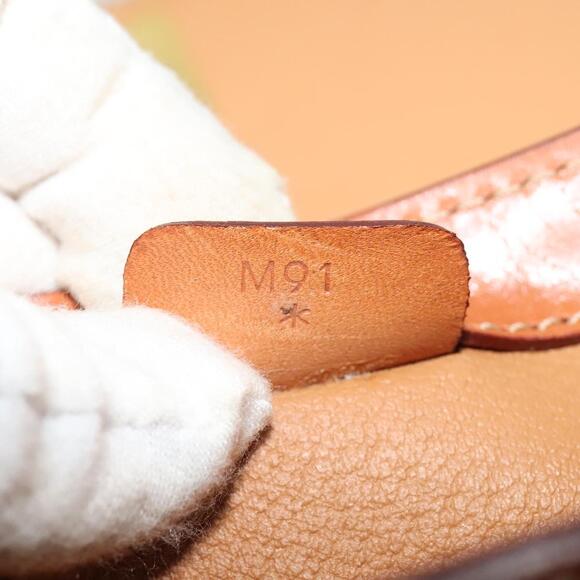 CELINE Macadam Canvas Shoulder Bag Pvc Leather Brown Gold - Picture 13 of 13